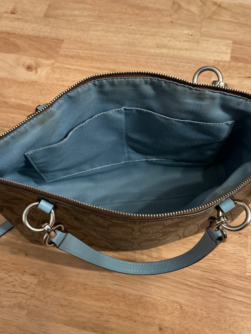 Coach Small Kelsey Satchel in Signature Canvas - Picture 5 of 5